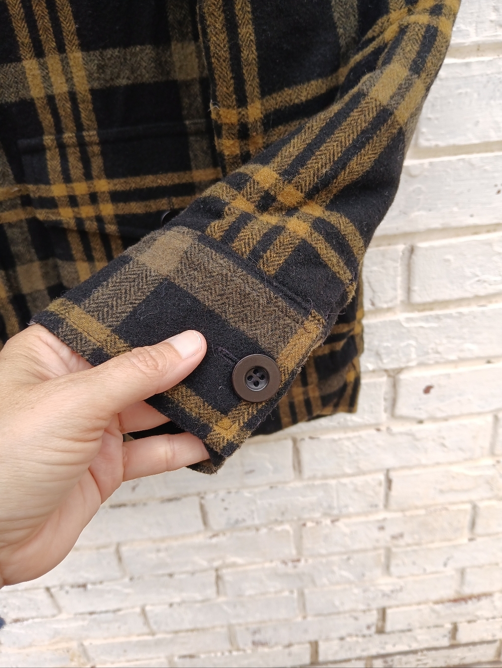 Jenni Kayne Farmhouse Wool Plaid Shacket Lined Jacket - Picture 7 of 11